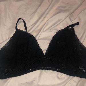 Black Lace Bra